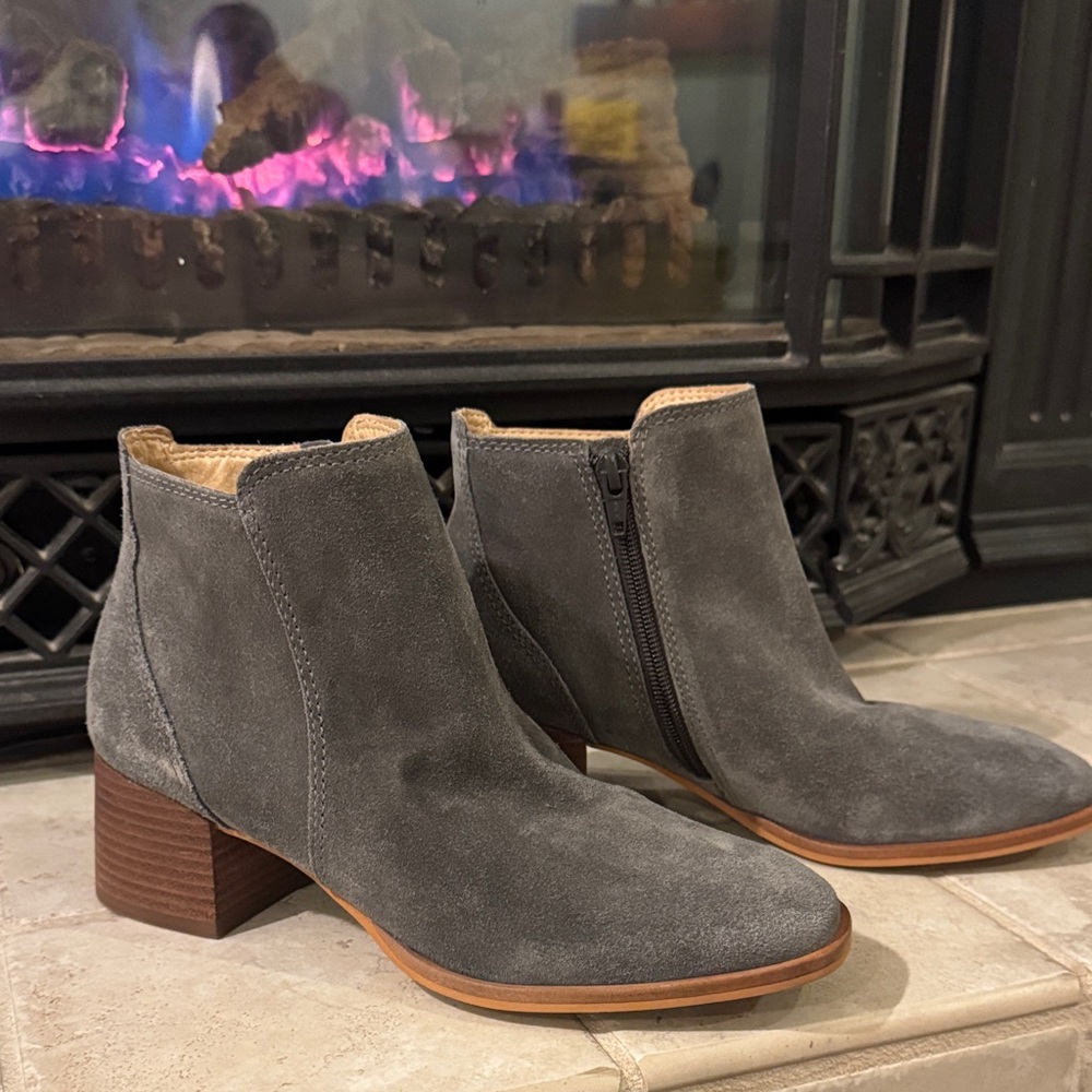 Lucky Brand Suede Ankle Boots - NWT